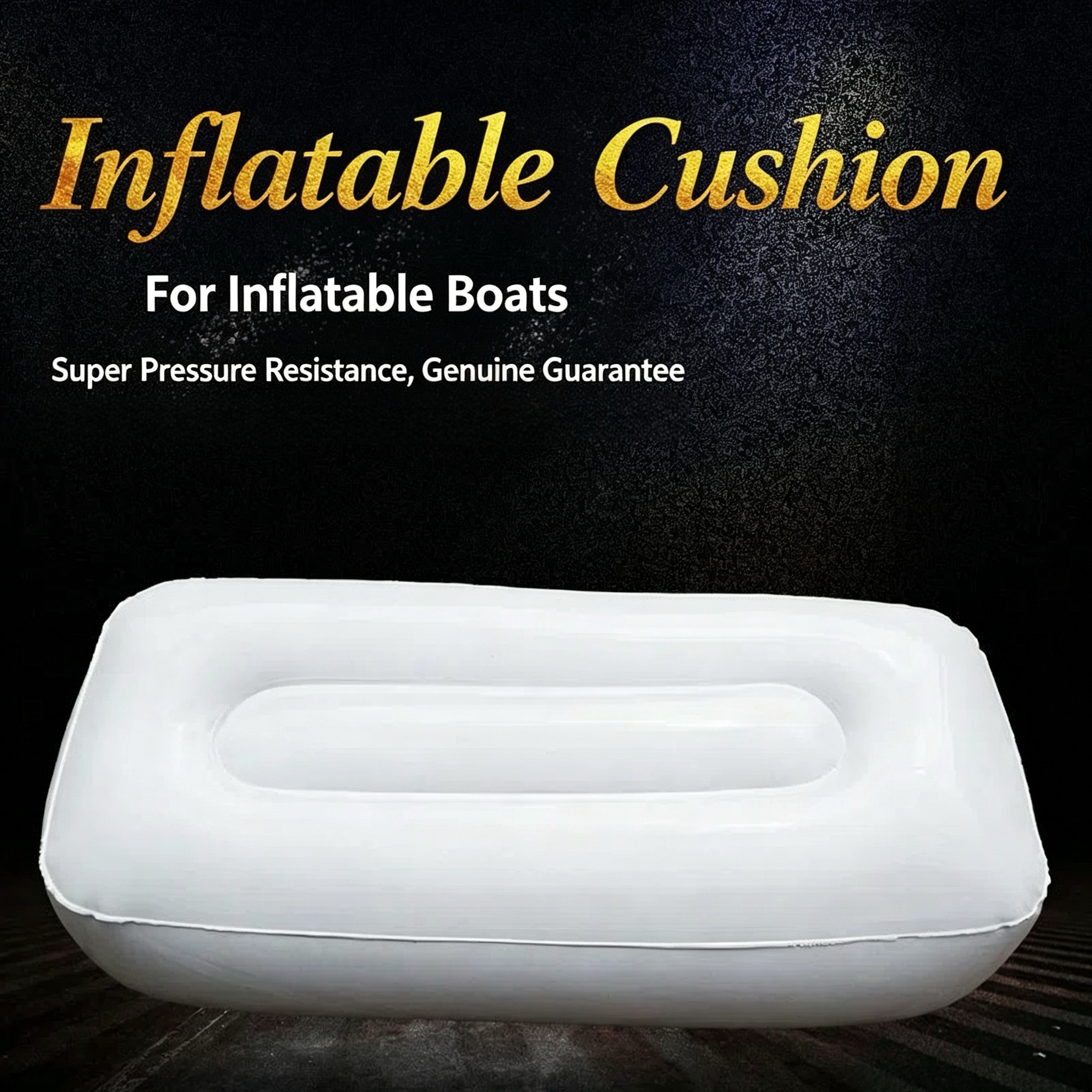 Fishing Boat Seat - Thickened PVC Inflatable Seat, Single Person