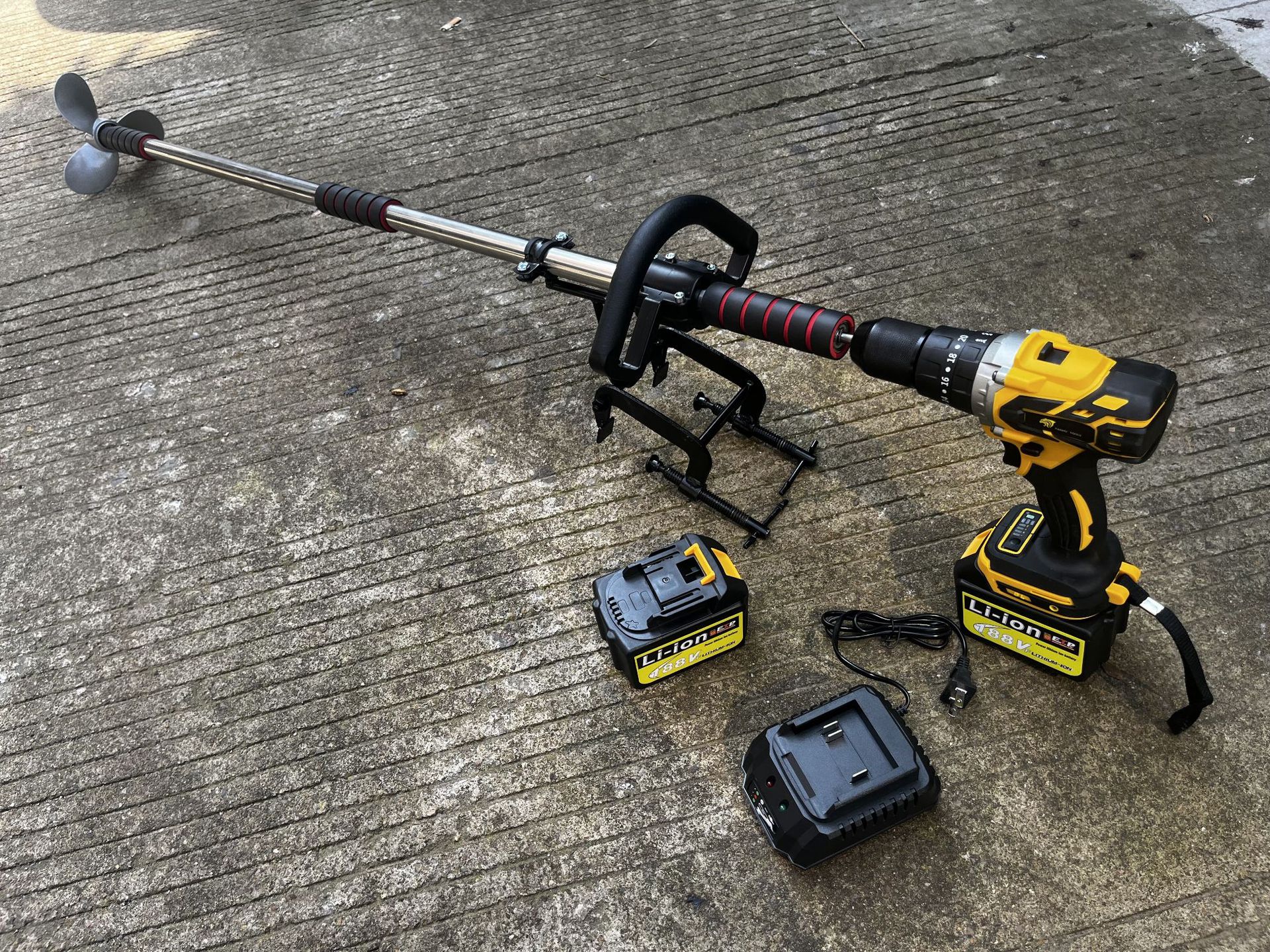 Electric Drill Manual Propelle - Fishing Boat Trolling Motor のレビューと価格