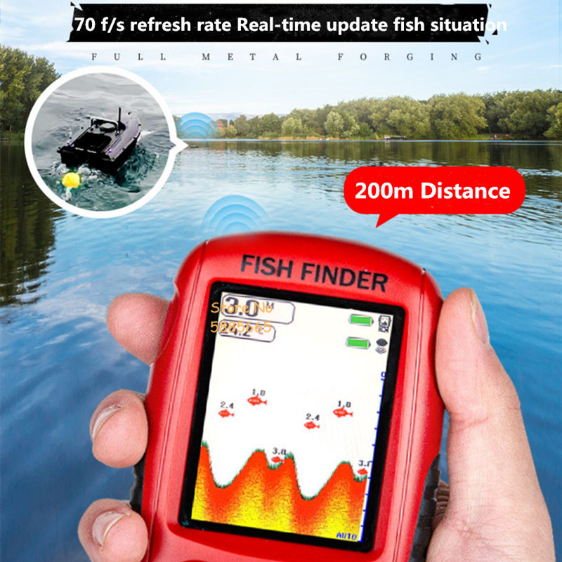 Smart Portable 50M Depth Sonar - Fishing Boat Depth Finder のレビューと価格