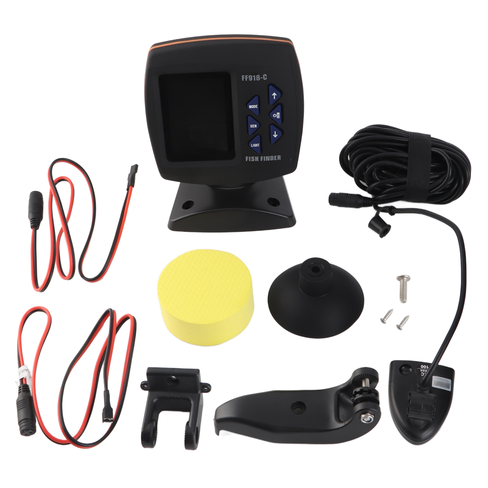 Color Screen Wired Fish Finder - Fishing Boat Depth Finder のレビューと価格