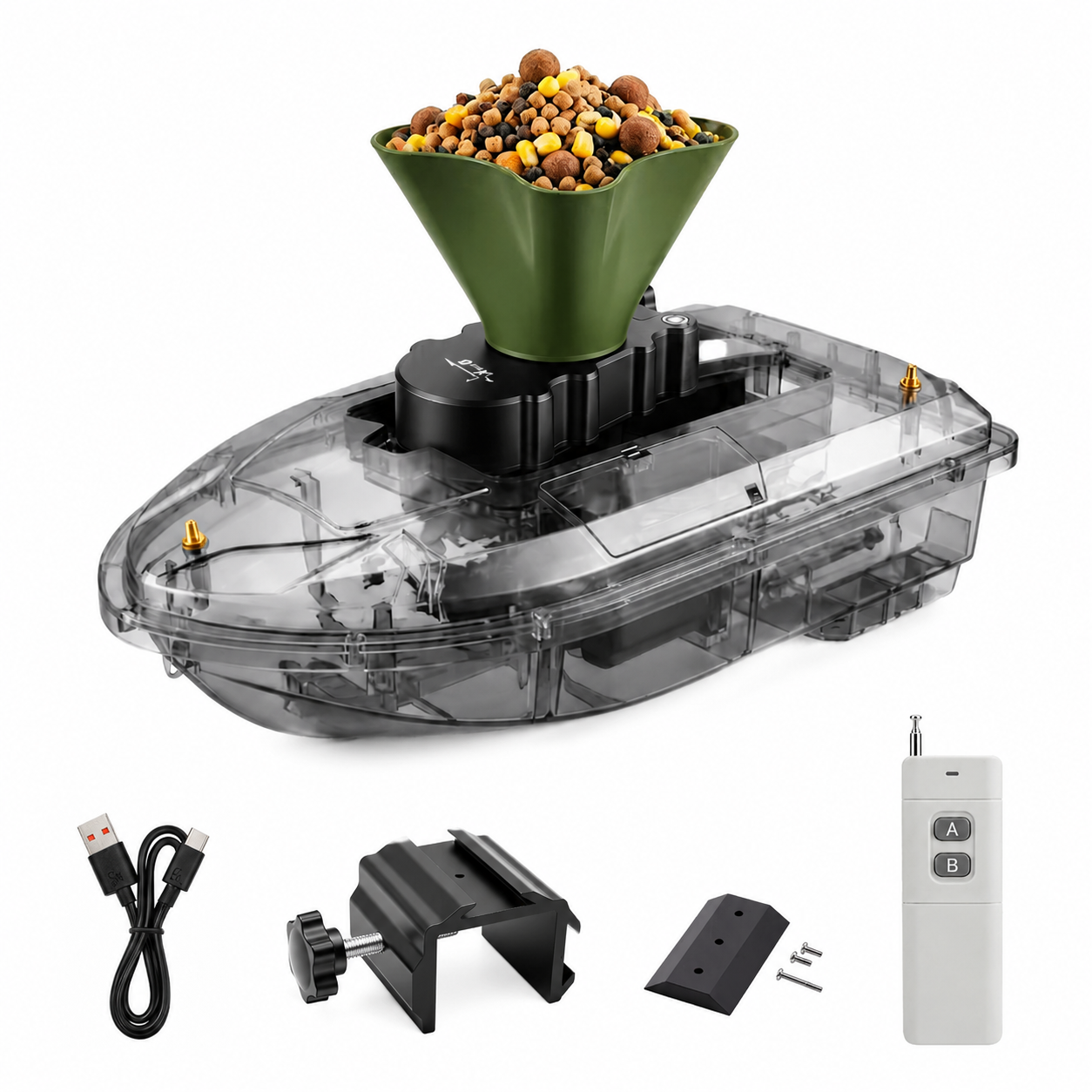 Remote Bait Spreader for RC Fi - Fishing Boat Anchor Winch のレビューと価格