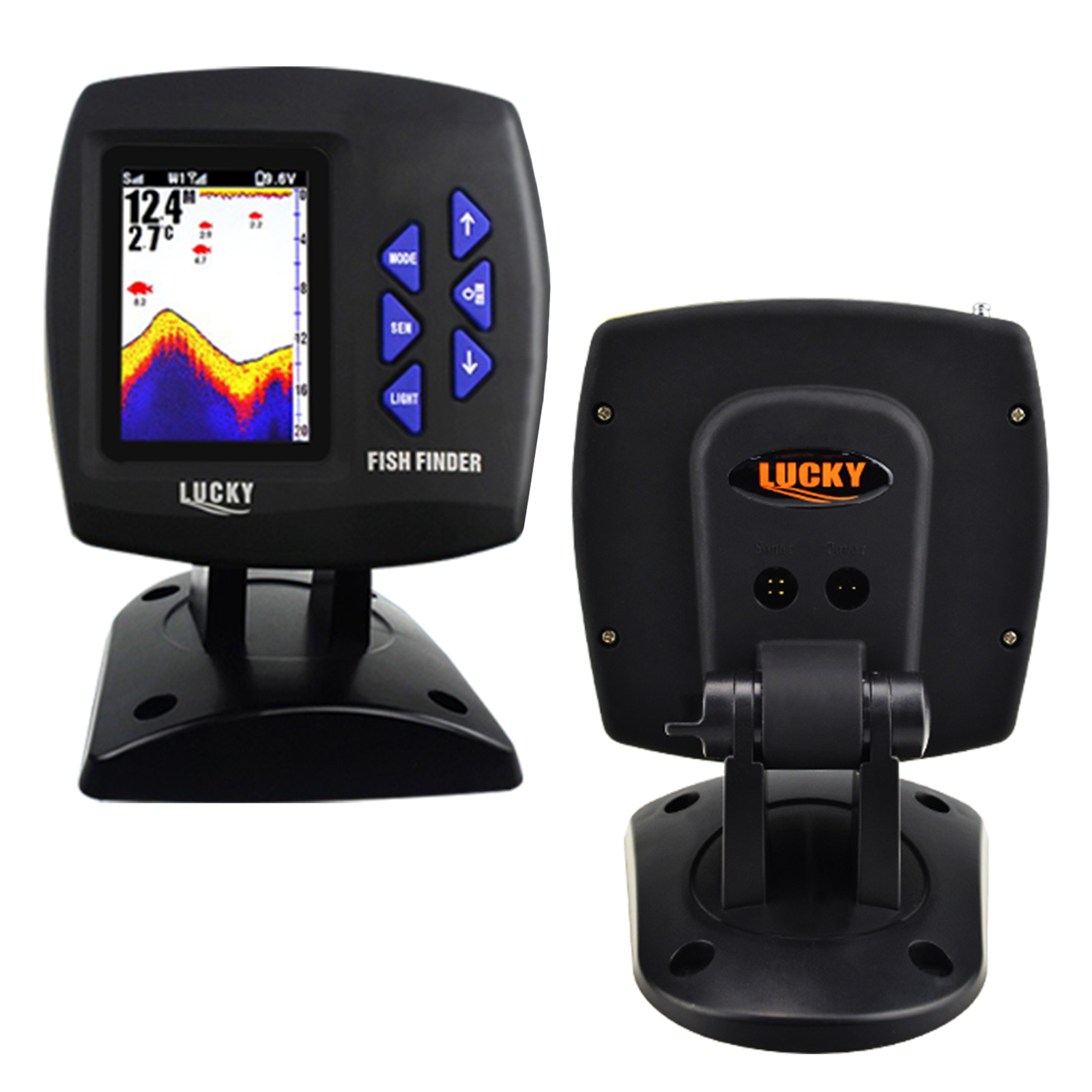 LUCKY Fishfinder 300m/ 980ft F - Fishing Boat Depth Finder のレビューと価格