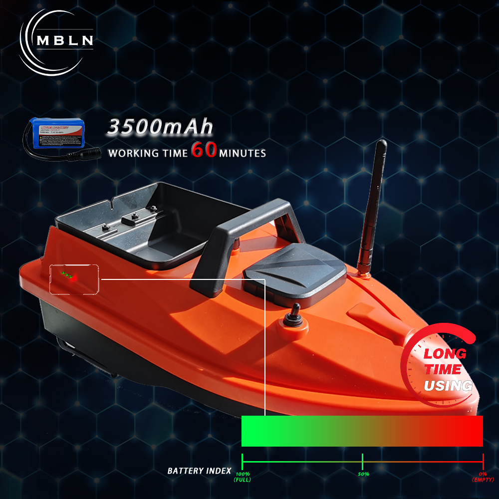 MBLN Mini GPS Bait Boat – 24 W - Fishing Boat Gps のレビューと価格