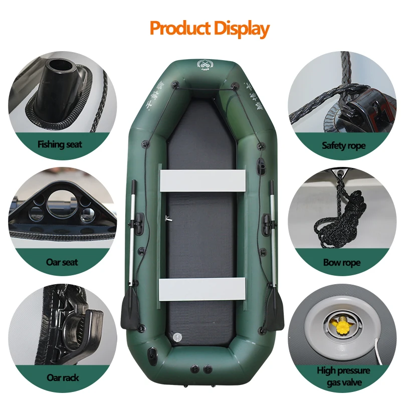 1.75~3.6m Green Fishing Kayak  - Fishing Boat Anchor のレビューと価格