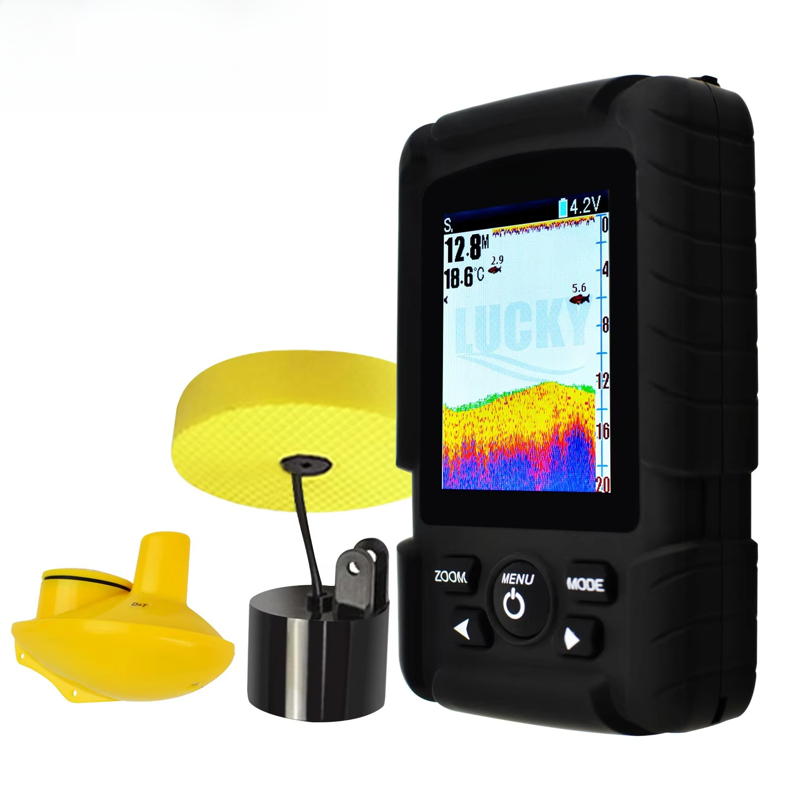 2-in-1 Wireless & Wired Fish F - Fishing Boat Depth Finder のレビューと価格