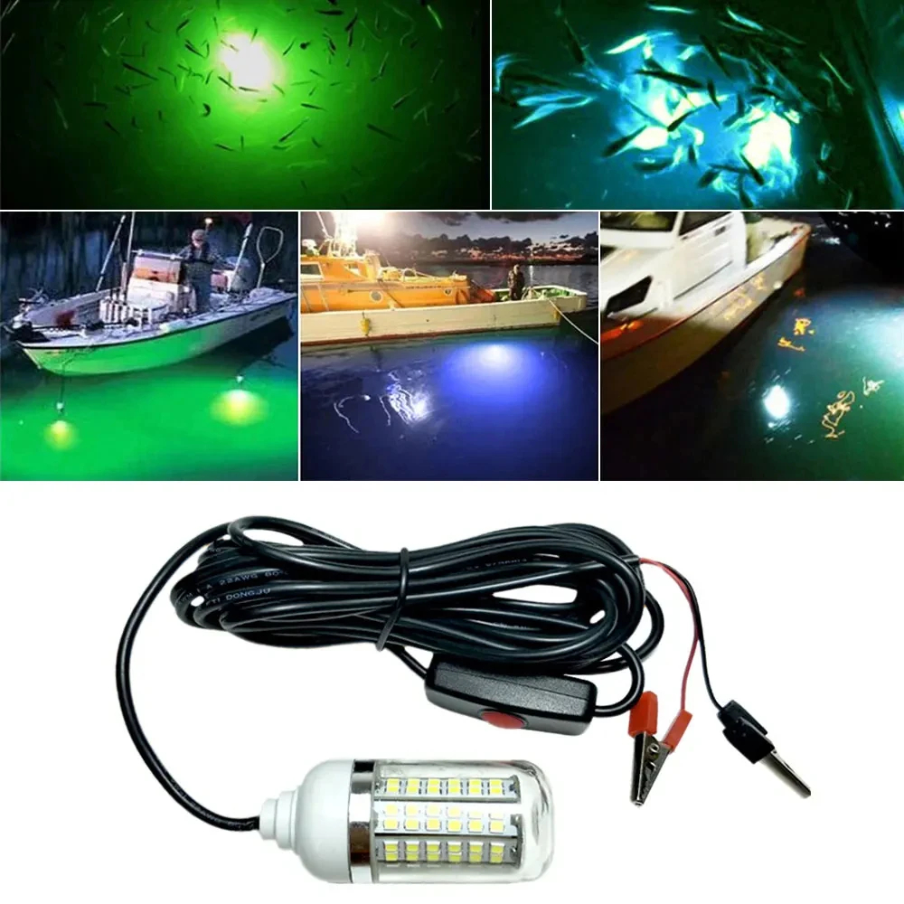 12V Underwater Lamp 15W 108 LE - Fishing Boat Depth Finder のレビューと価格