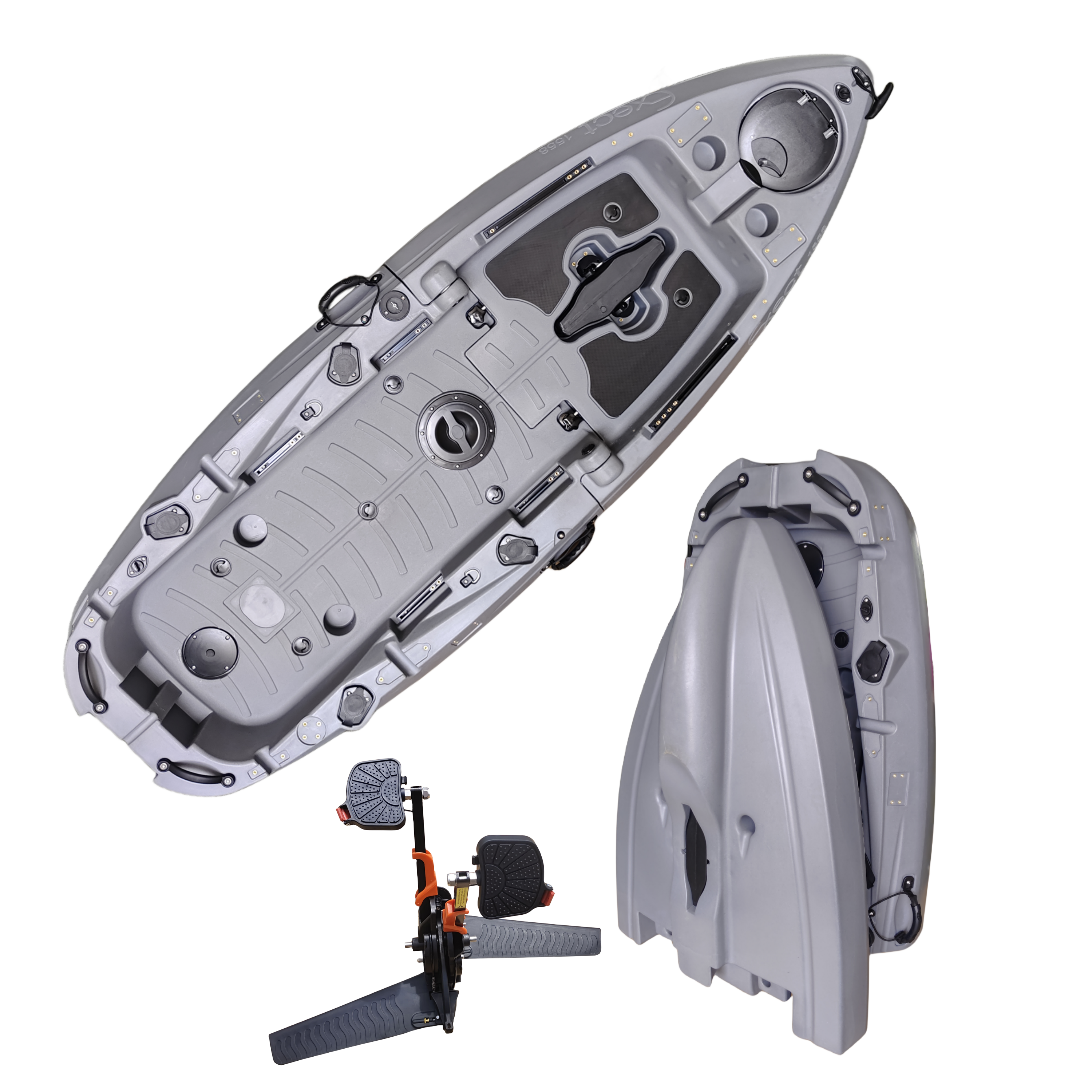 Plastic Kayak Pedal Kayak Fish - Fishing Boat Aluminum のレビューと価格