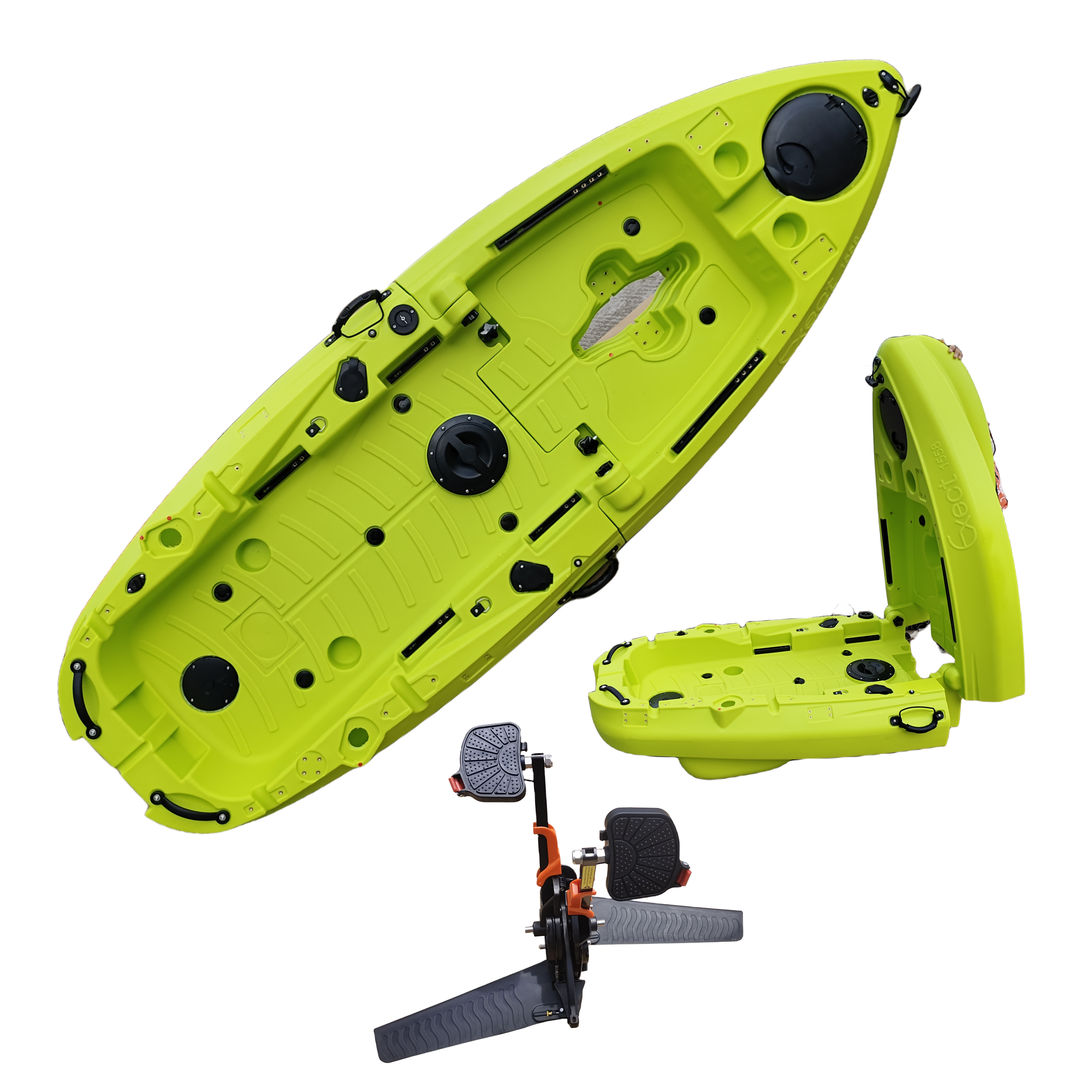 Plastic Kayak Pedal Kayak Fish - Fishing Boat Aluminum のレビューと価格