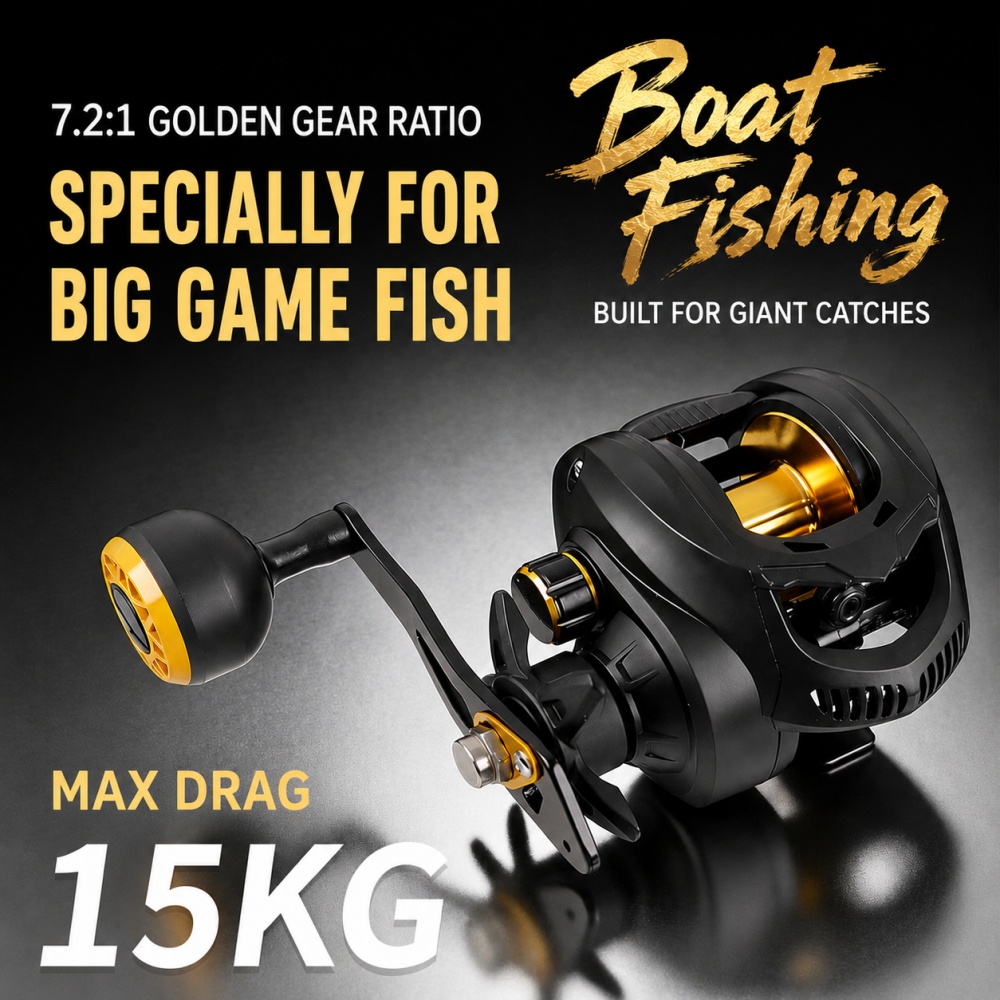 7.2:1 Heavy Duty Baitcasting R - Fishing Boat Steering Wheel のレビューと価格