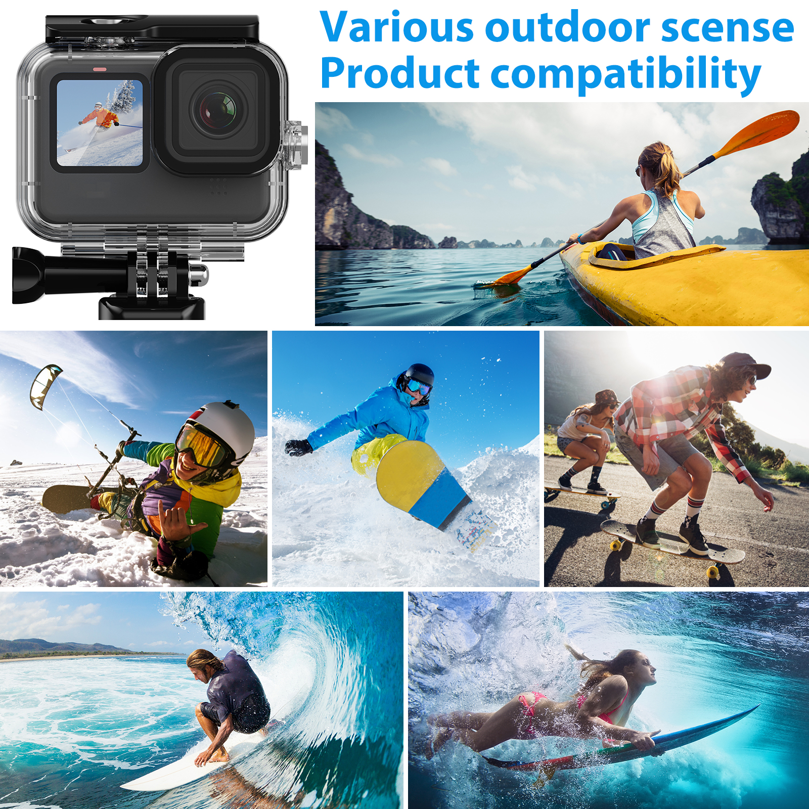 Action Camera Accessories For  - Fishing Boat Cover のレビューと価格