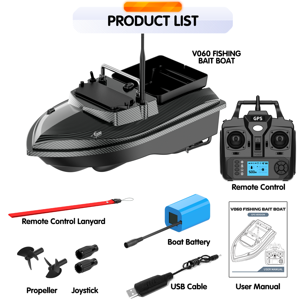 V020 V060 GPS Fishing Bait Boa - Fishing Boat Gps のレビューと価格