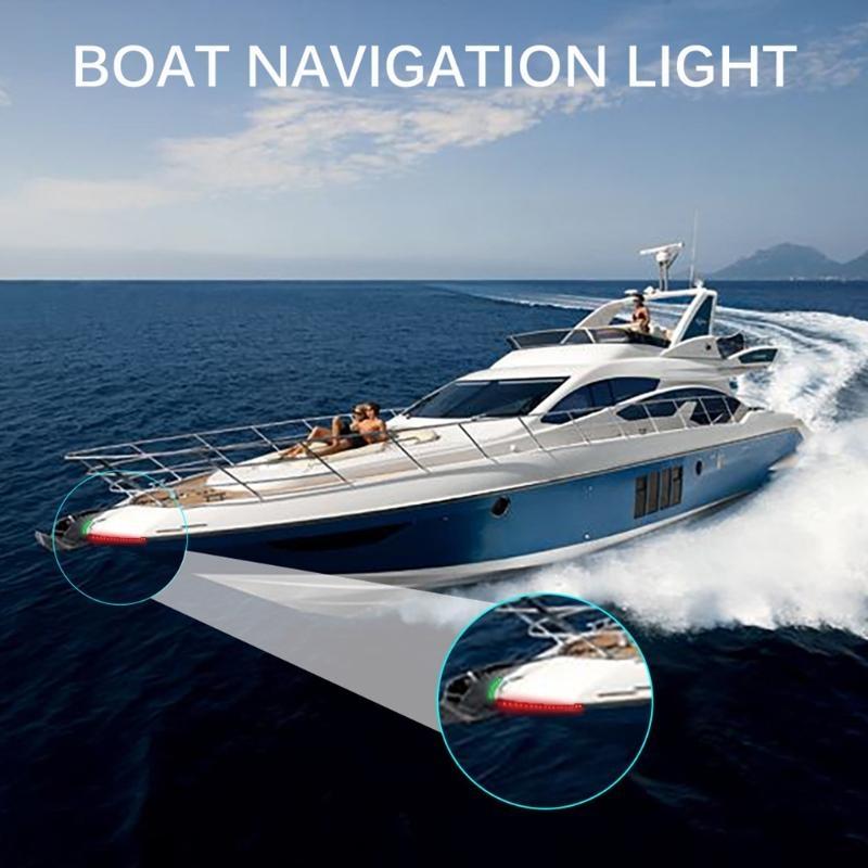 652F 2Pcs LED Boat Navigation  - Fishing Boat Navigation Light のレビューと価格