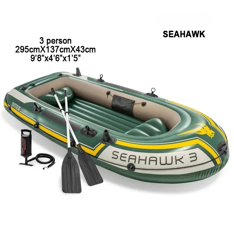 Inflatable Fishing Boat, 3 Per - Fishing Boat Paddle のレビューと価格