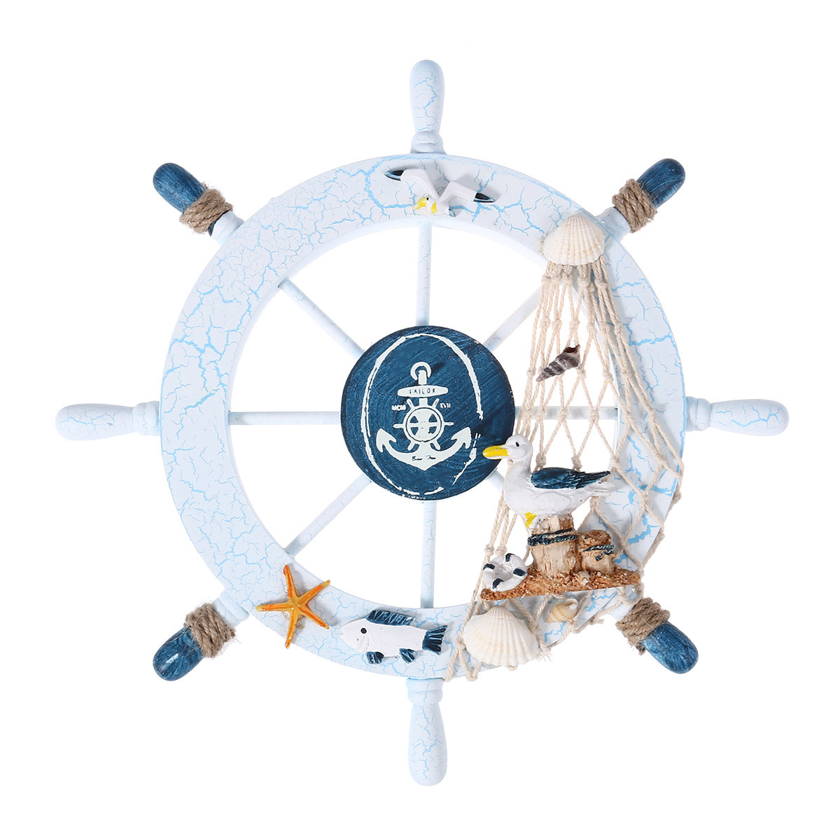 Wooden Ship Wheel Eight Spokes - Fishing Boat Steering Wheel のレビューと価格