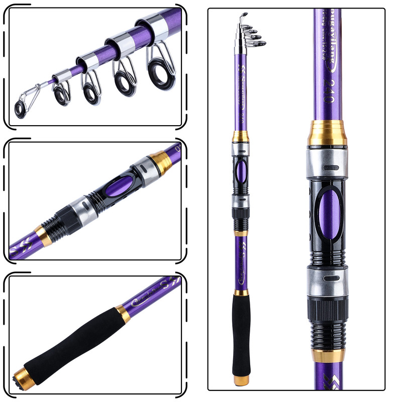 Sougayilang 4 Colors Telescopi - Fishing Boat Fiberglass のレビューと価格