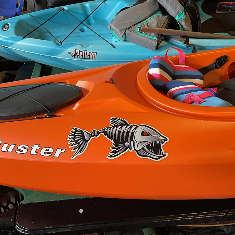 1Pair Fish Skeleton Boat Stick - Fishing Boat Anchor のレビューと価格