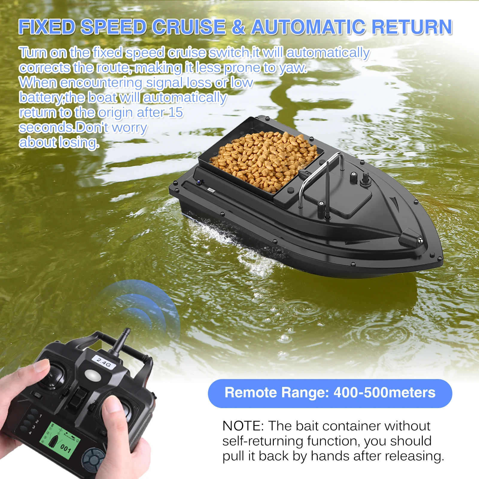 D16E GPS 12000mAh Fishing Bait - Fishing Boat Gps のレビューと価格