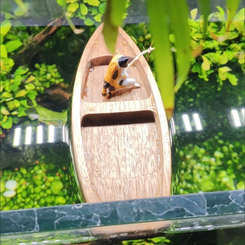 Handmade Wooden Boat Mini Floa - Fishing Boat Oar のレビューと価格