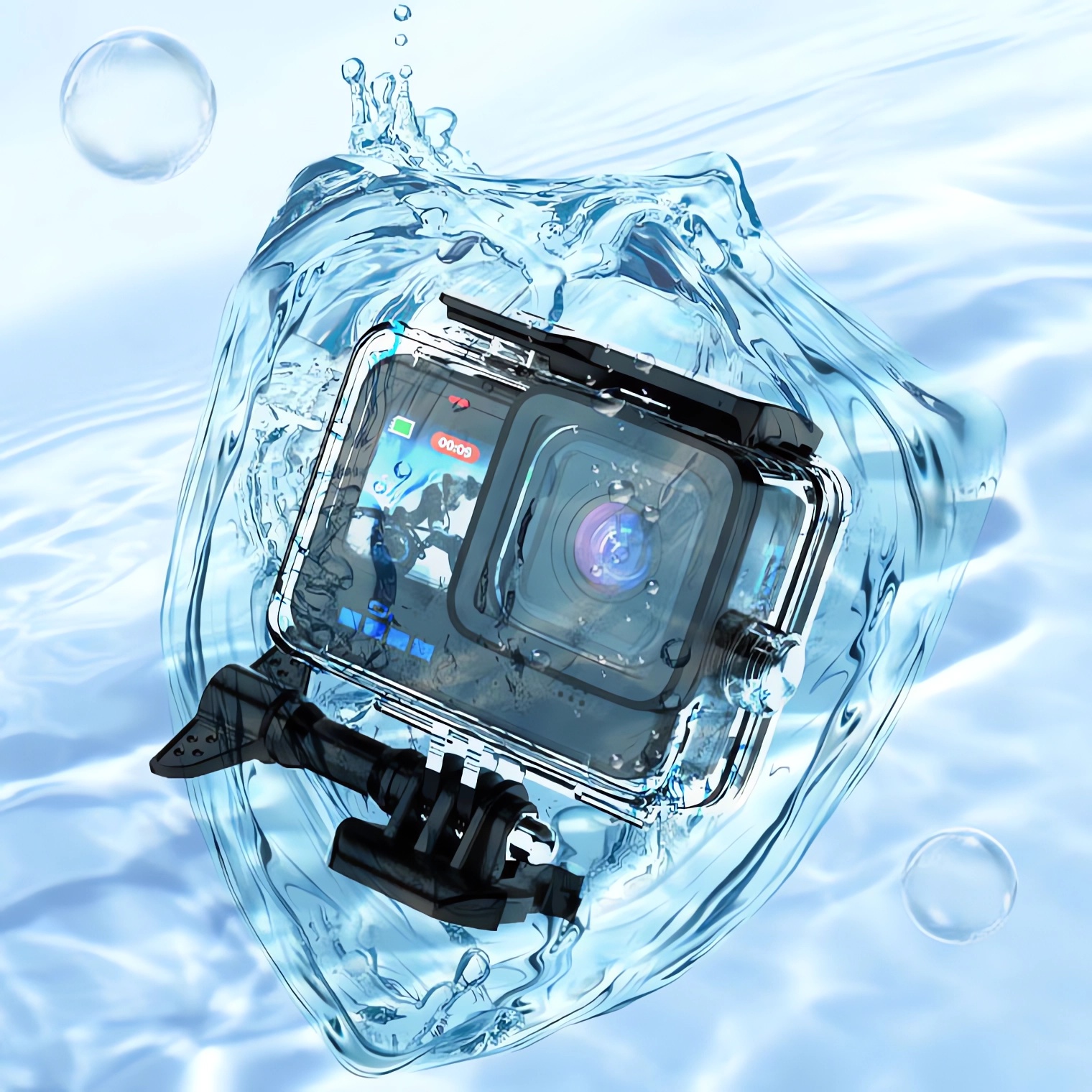 60M Waterproof Case for GoPro  - Fishing Boat Cover のレビューと価格