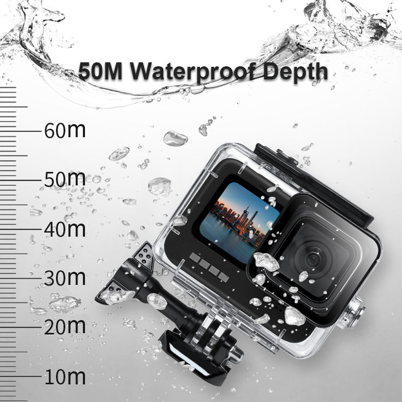 60M Waterproof Case for GoPro  - Fishing Boat Cover のレビューと価格