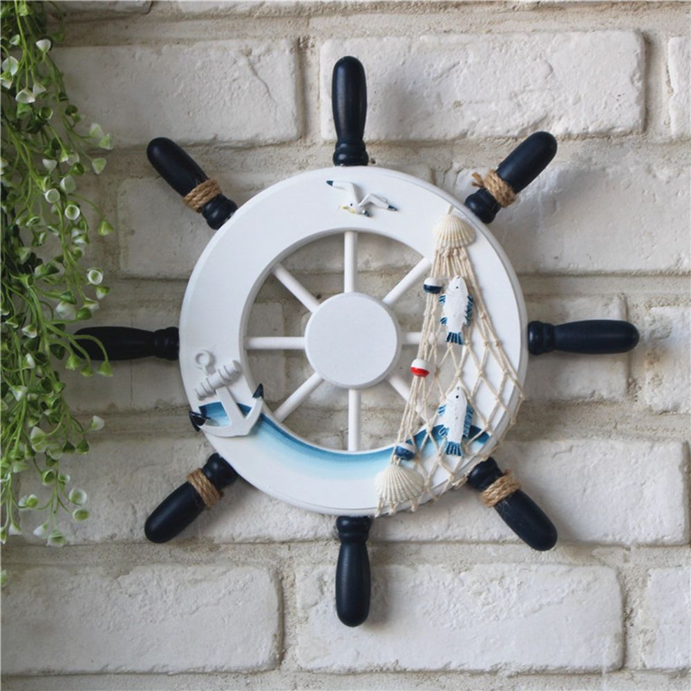 Vintage Nautical Decoration Cr - Fishing Boat Steering Wheel のレビューと価格