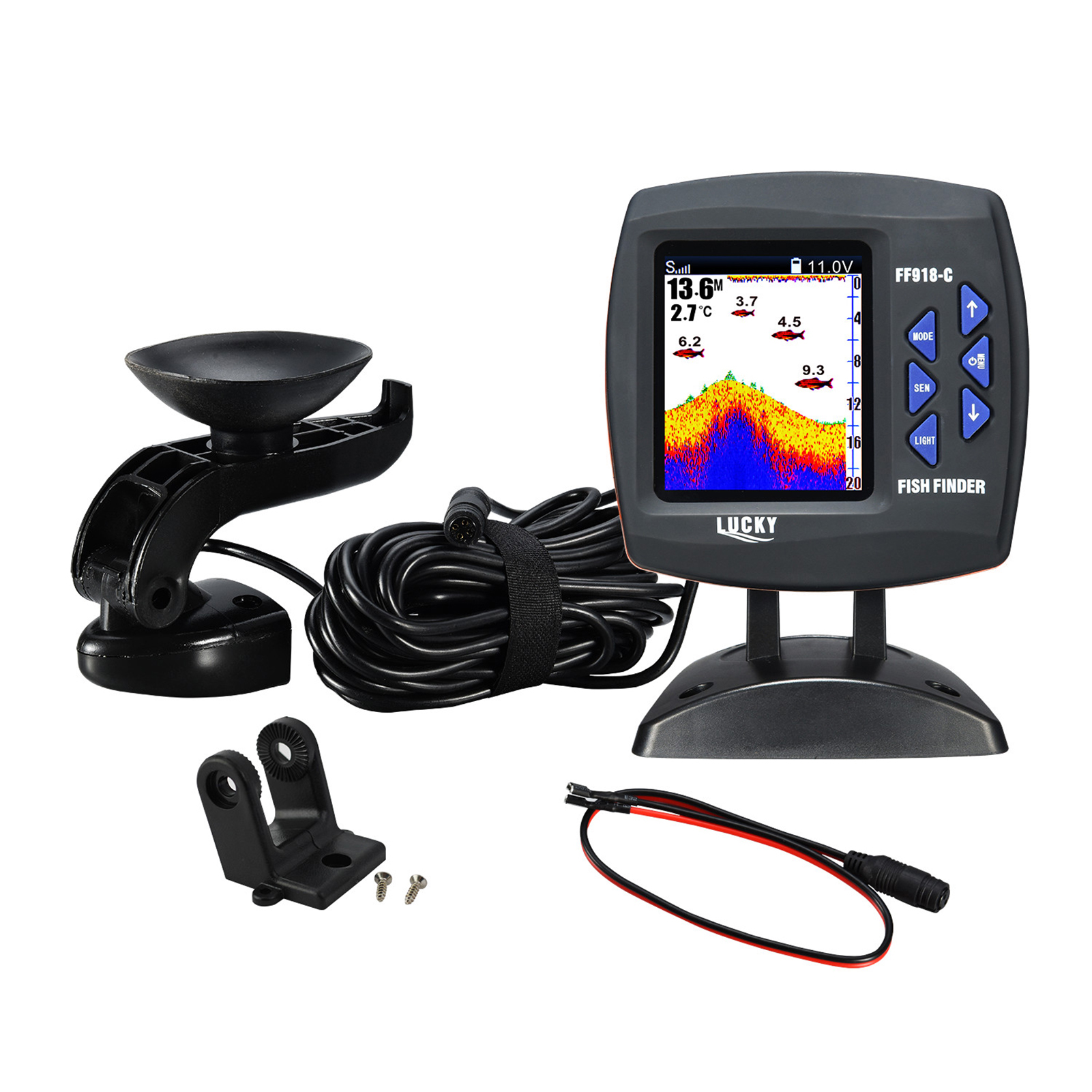 Fish Finder Wireless Sonar Sen - Fishing Boat Depth Finder のレビューと価格