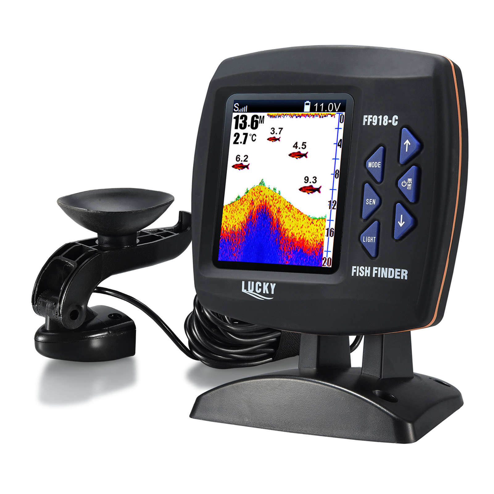 Fish Finder Wireless Sonar Sen - Fishing Boat Depth Finder のレビューと価格
