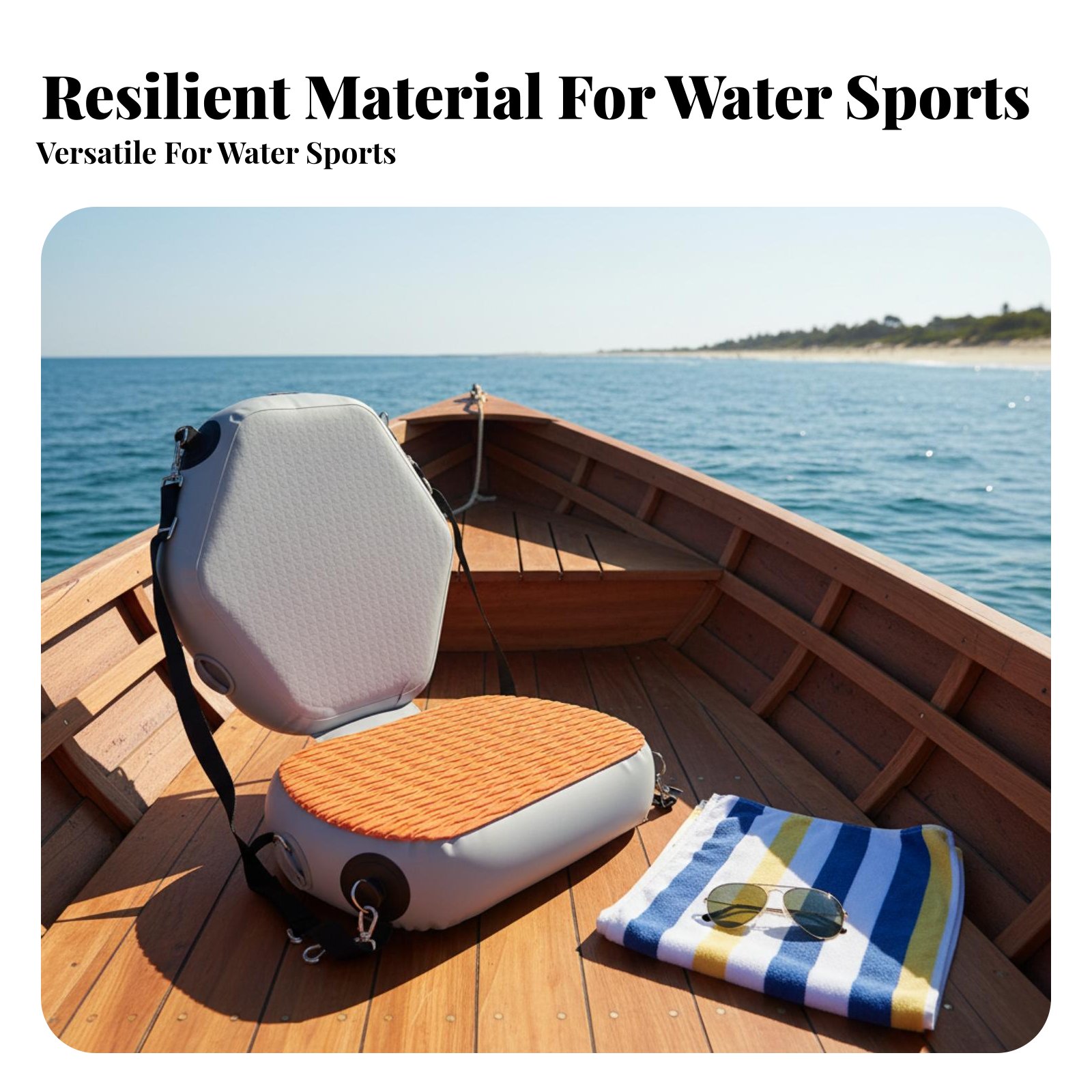 Inflatable Kayak Seat Wear-Res - Fishing Boat Paddle のレビューと価格