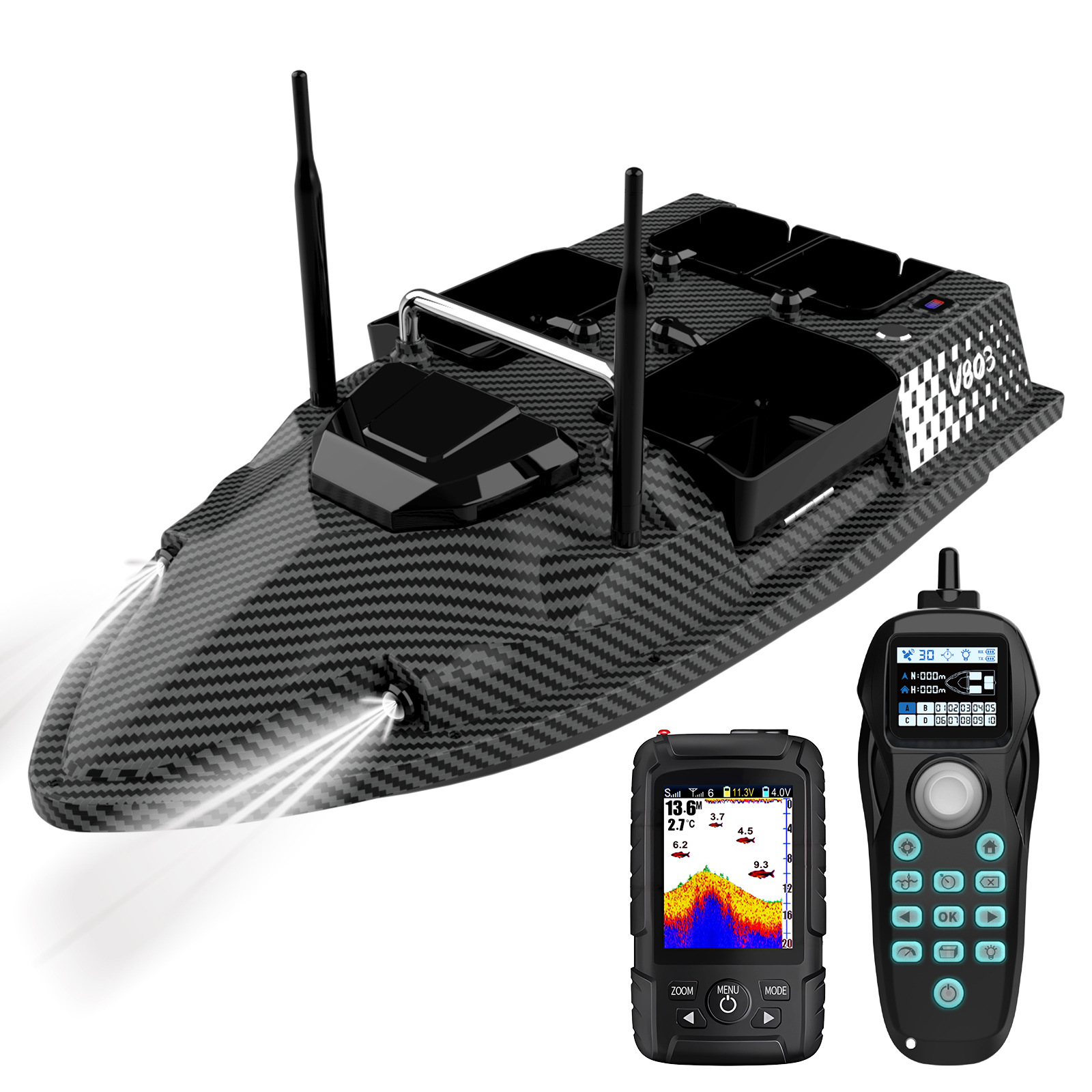 V803Pro GPS Enabled Remote Con - Fishing Boat Gps のレビューと価格