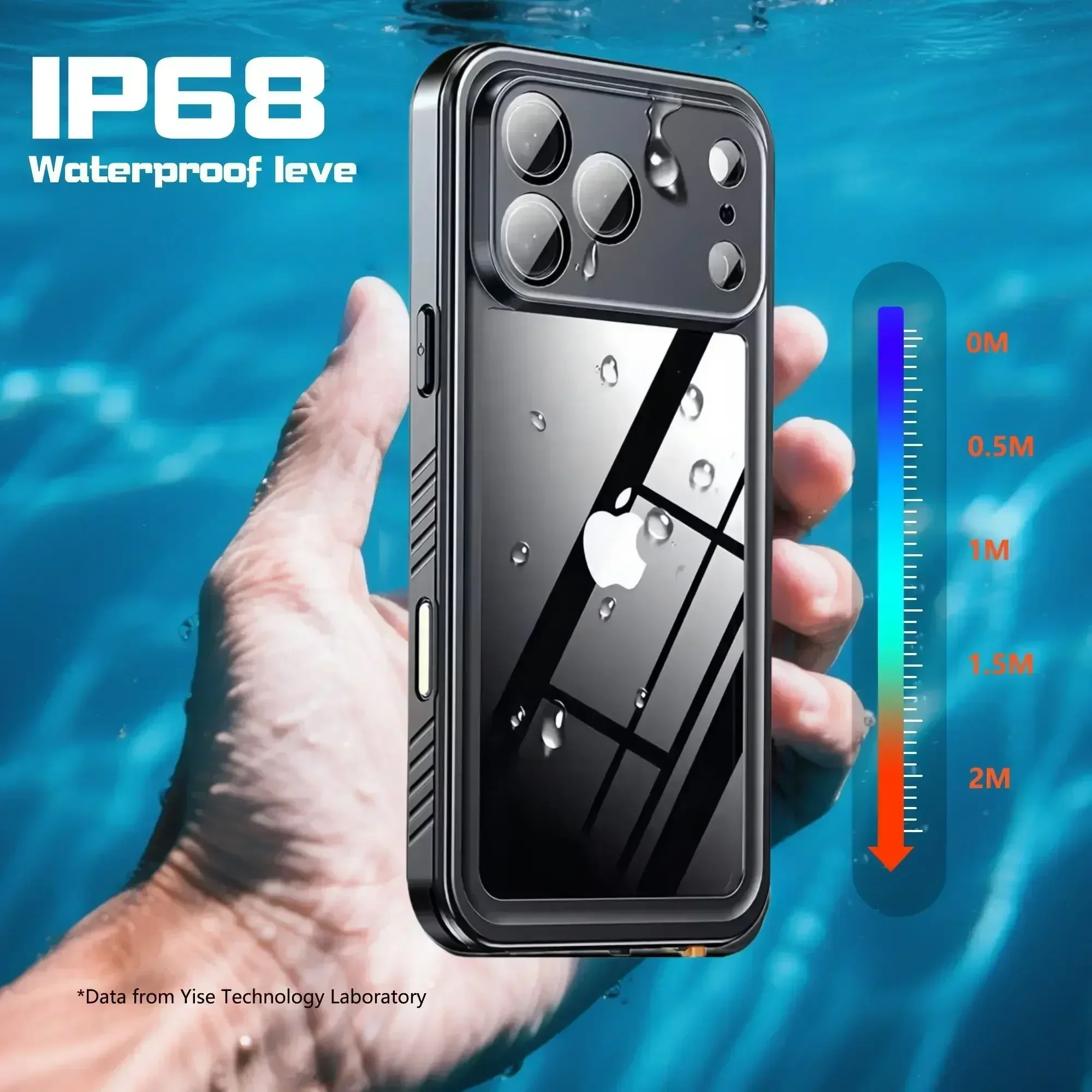 IP68 Waterproof Case for iphon - Fishing Boat Cover のレビューと価格