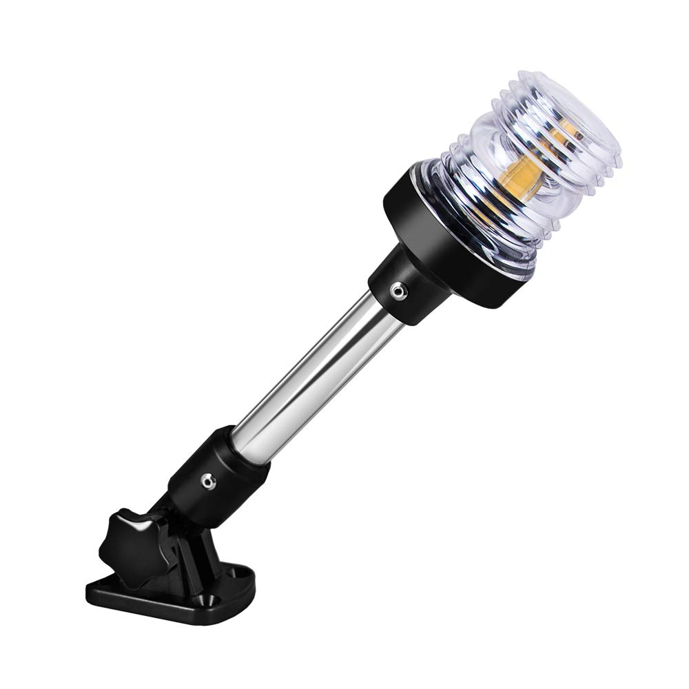 360 Degree White LED Fold Down - Fishing Boat Navigation Light のレビューと価格