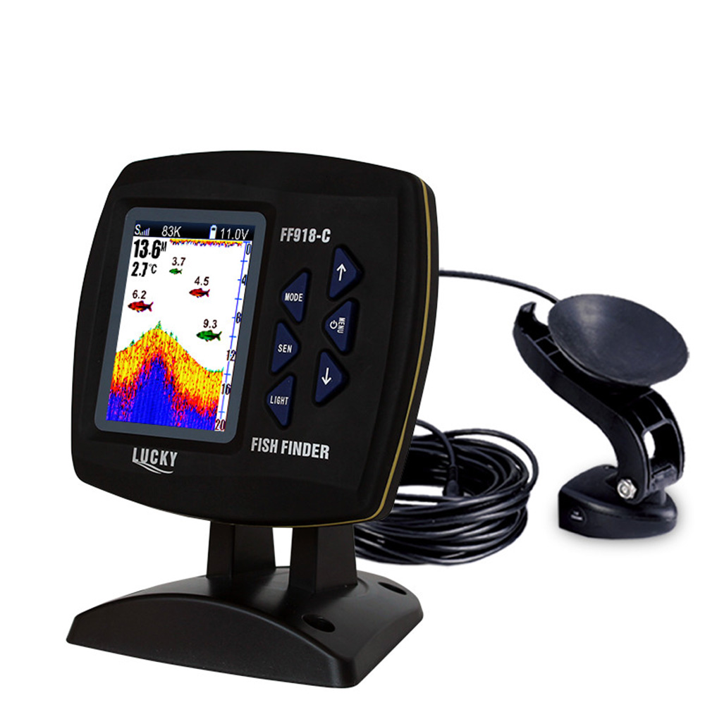 FF918-C100DS Color Screen Wire - Fishing Boat Depth Finder のレビューと価格