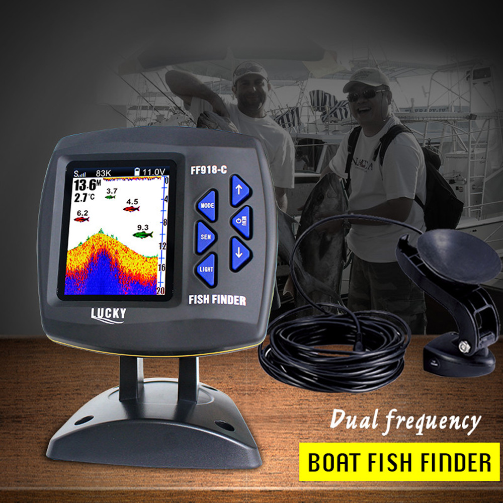 FF918-C100DS Color Screen Wire - Fishing Boat Depth Finder のレビューと価格