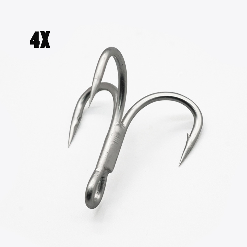 100Pcs Fishhooks 4X Strong Tre - Fishing Boat Anchor のレビューと価格