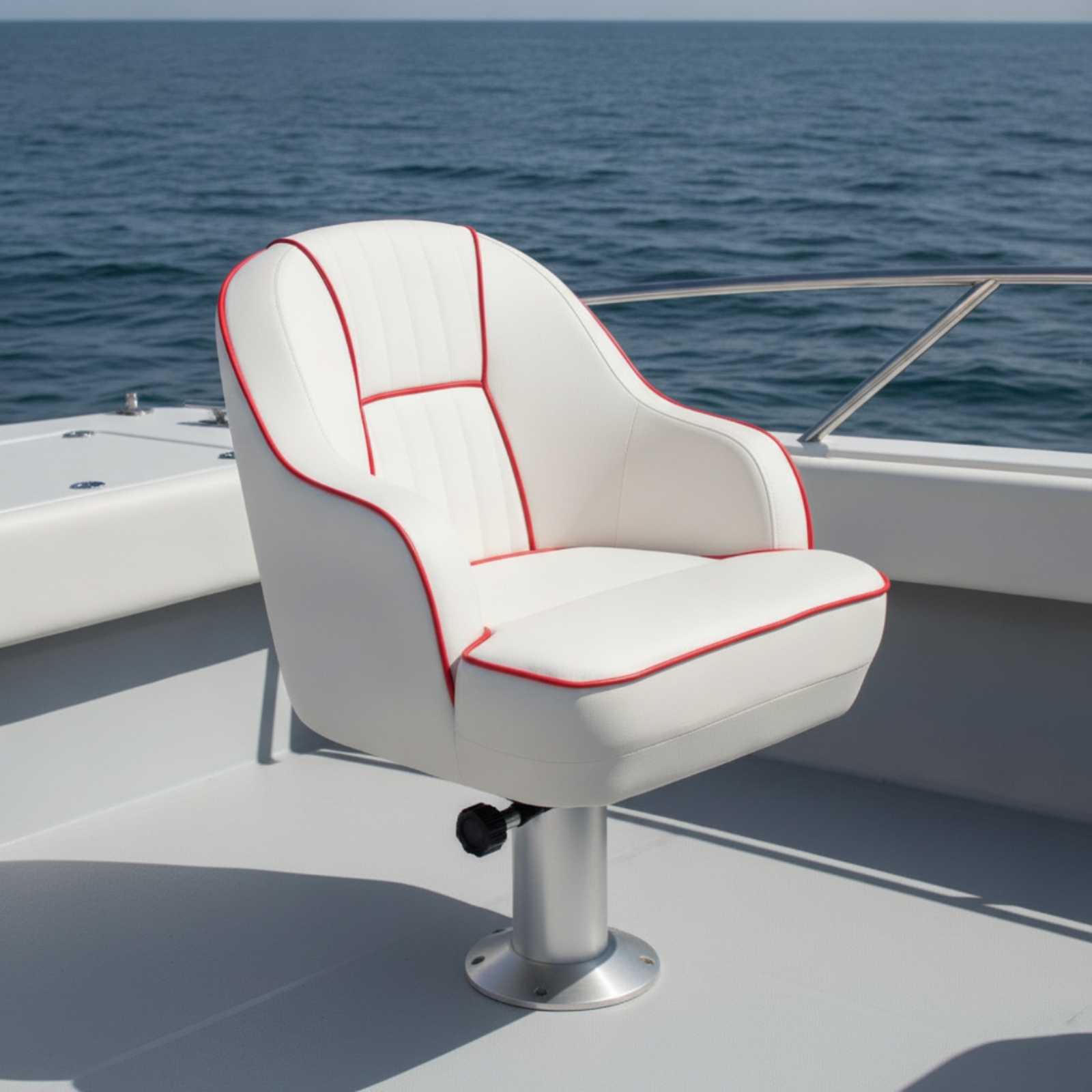 Pilot's Boat Seat Padded Helm  - Fishing Boat Seat のレビューと価格