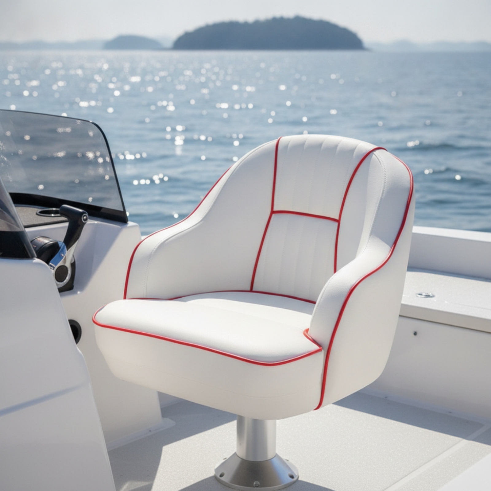 Pilot's Boat Seat Contoured He - Fishing Boat Seat のレビューと価格